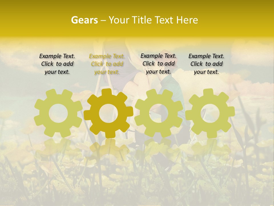 Woman Art Colour PowerPoint Template