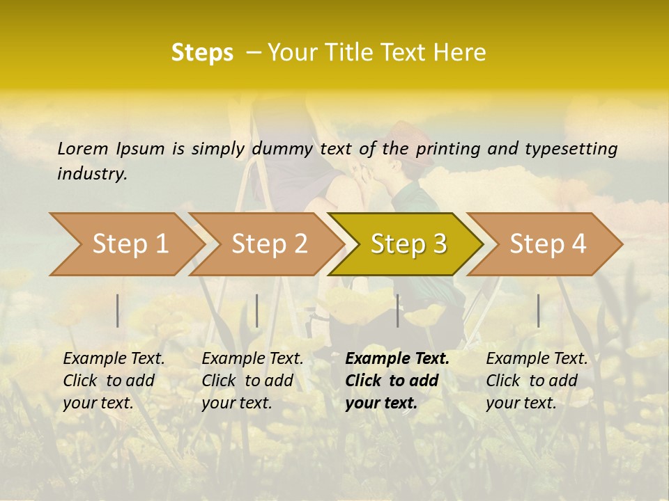 Woman Art Colour PowerPoint Template