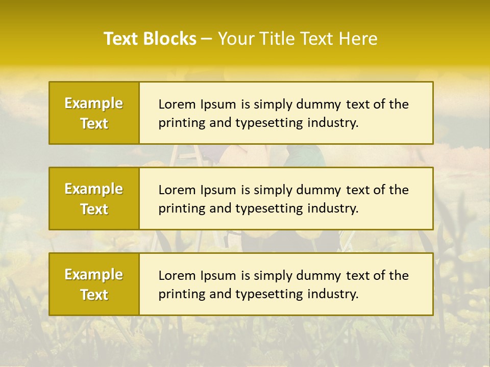 Woman Art Colour PowerPoint Template