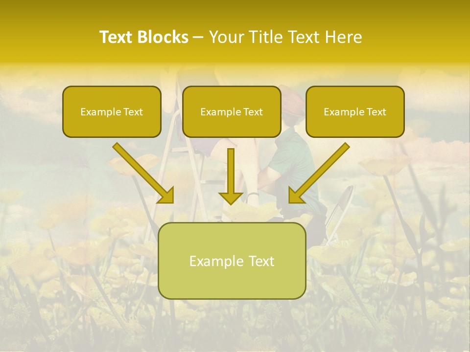 Woman Art Colour PowerPoint Template