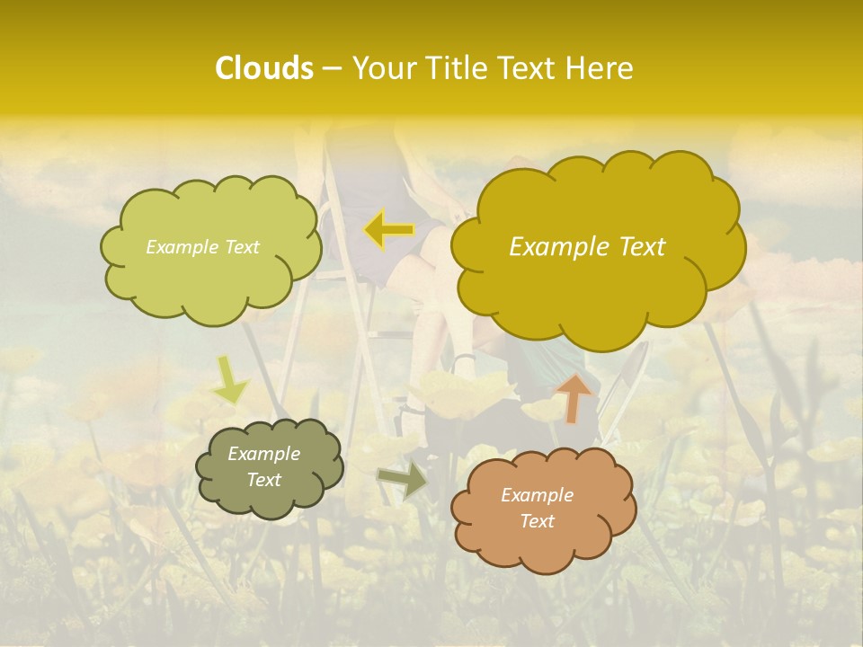 Woman Art Colour PowerPoint Template