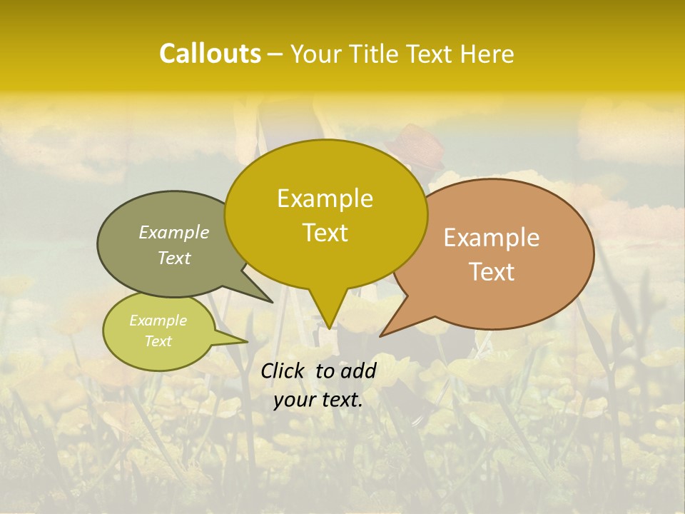 Woman Art Colour PowerPoint Template