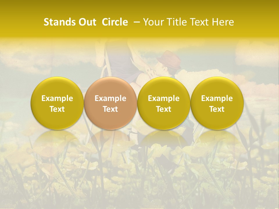 Woman Art Colour PowerPoint Template