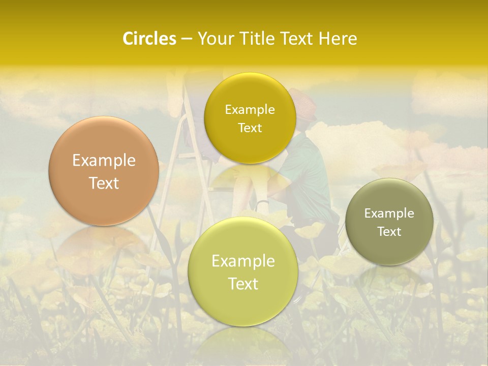 Woman Art Colour PowerPoint Template