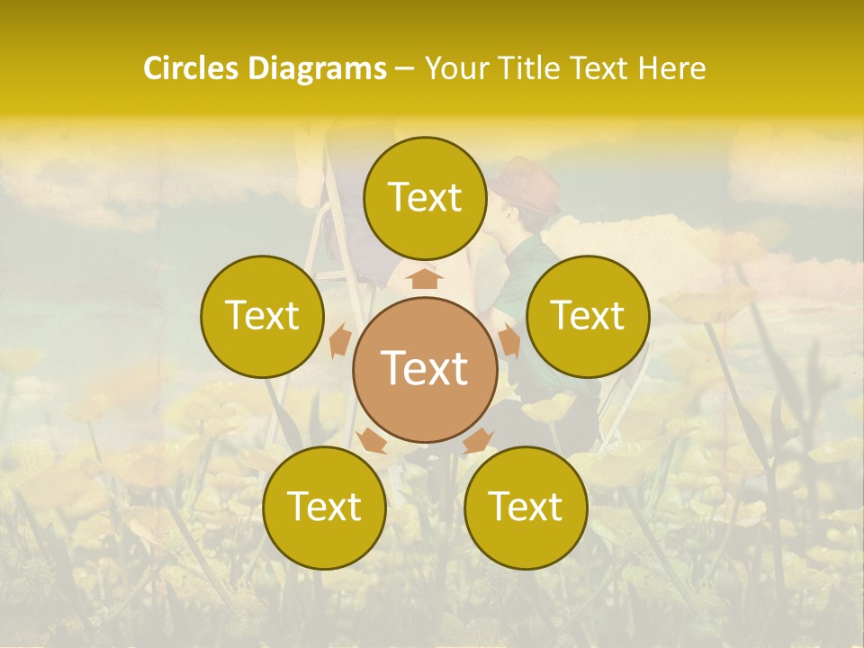 Woman Art Colour PowerPoint Template