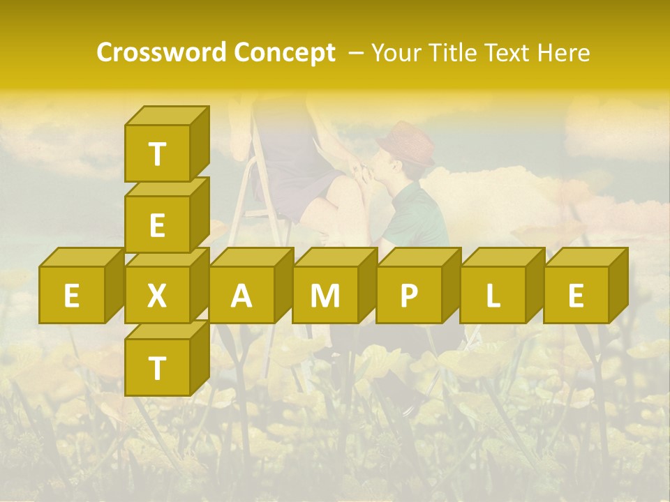 Woman Art Colour PowerPoint Template