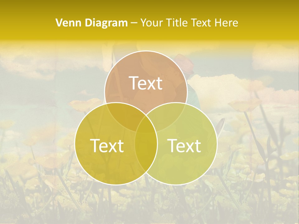 Woman Art Colour PowerPoint Template