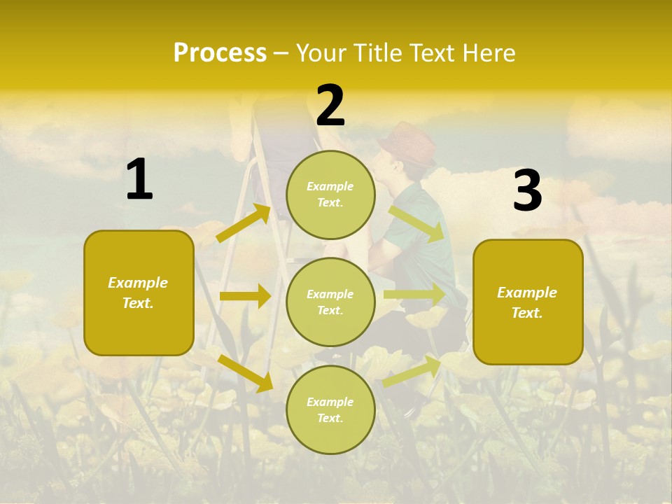 Woman Art Colour PowerPoint Template