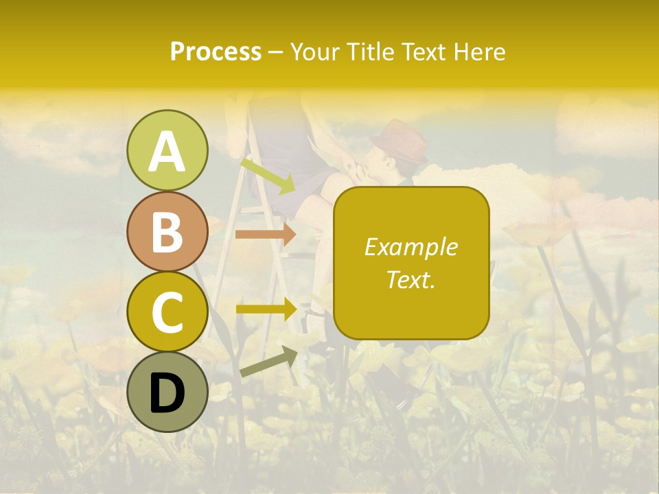 Woman Art Colour PowerPoint Template