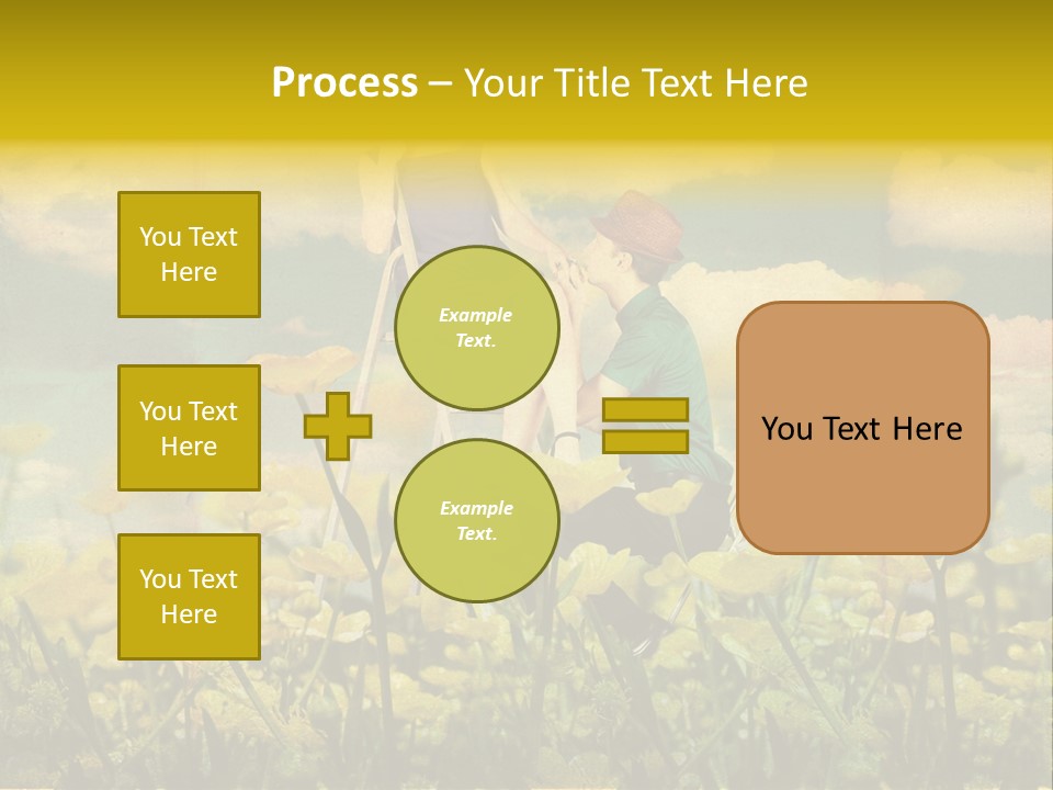 Woman Art Colour PowerPoint Template