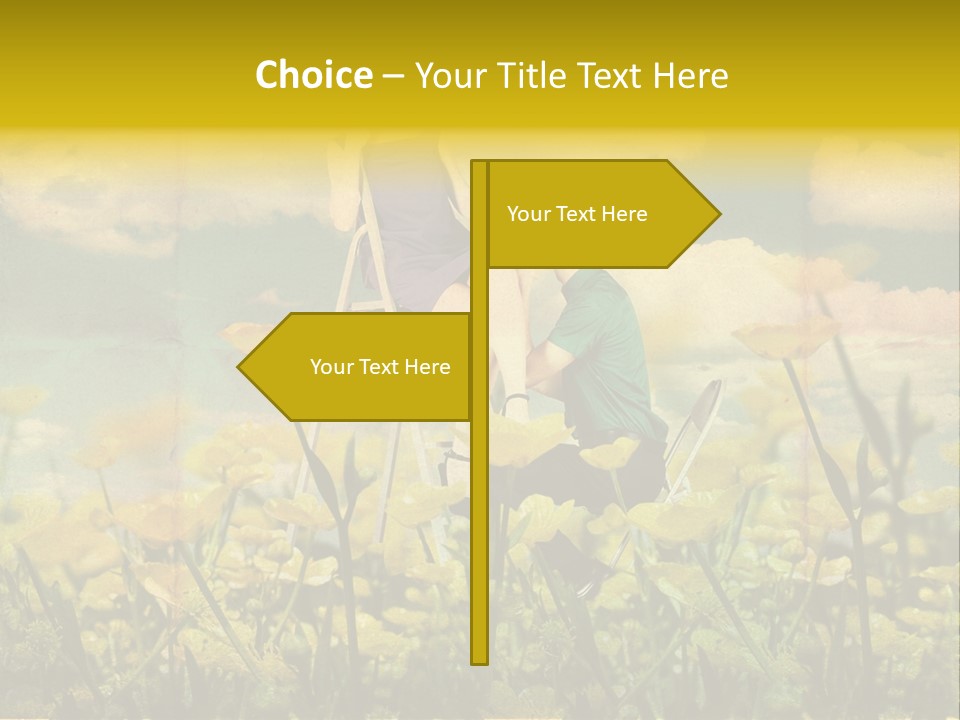 Woman Art Colour PowerPoint Template