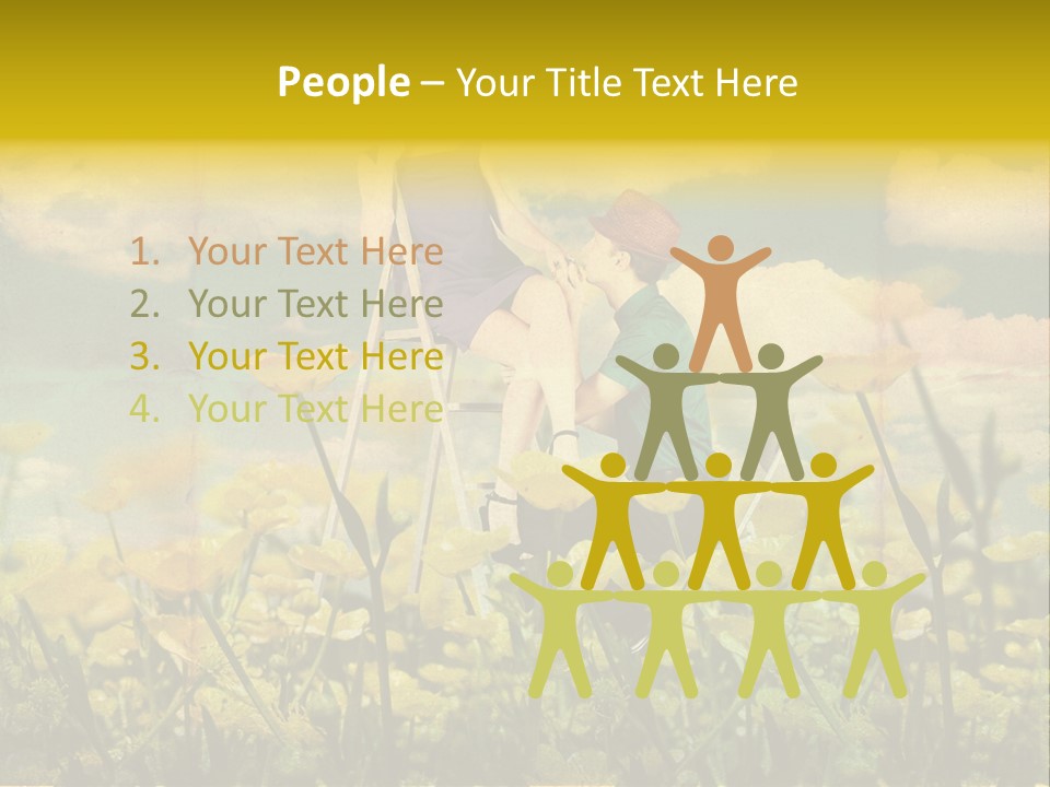 Woman Art Colour PowerPoint Template