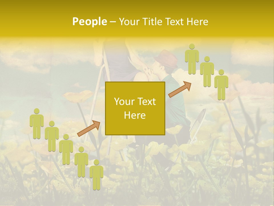 Woman Art Colour PowerPoint Template