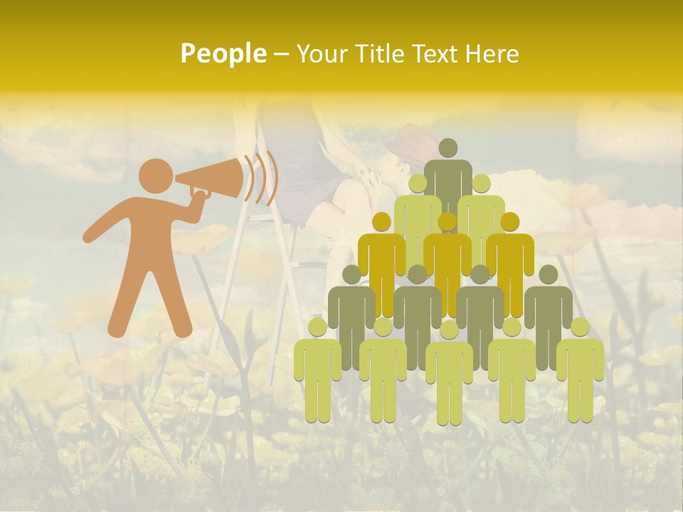 Woman Art Colour PowerPoint Template