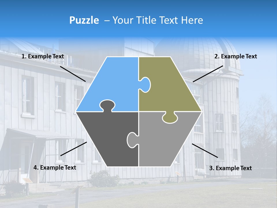 Outdoor Tower Celestial Bodies PowerPoint Template