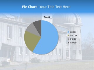 Outdoor Tower Celestial Bodies PowerPoint Template