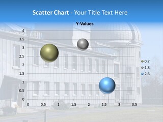 Outdoor Tower Celestial Bodies PowerPoint Template