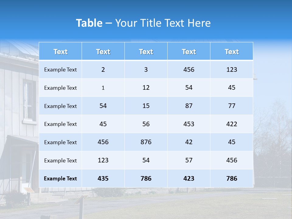 Outdoor Tower Celestial Bodies PowerPoint Template