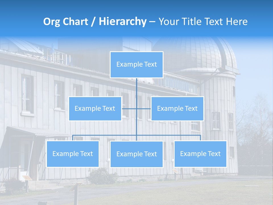 Outdoor Tower Celestial Bodies PowerPoint Template