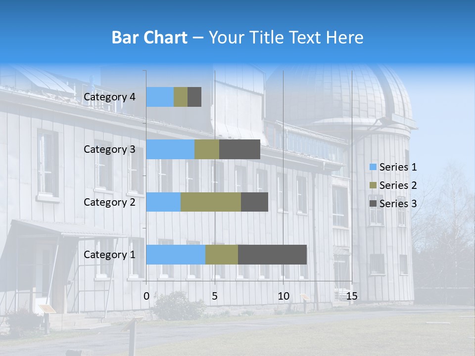 Outdoor Tower Celestial Bodies PowerPoint Template