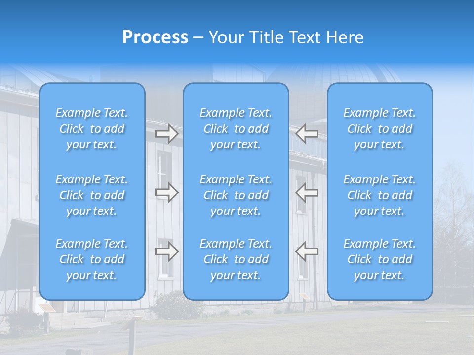 Outdoor Tower Celestial Bodies PowerPoint Template