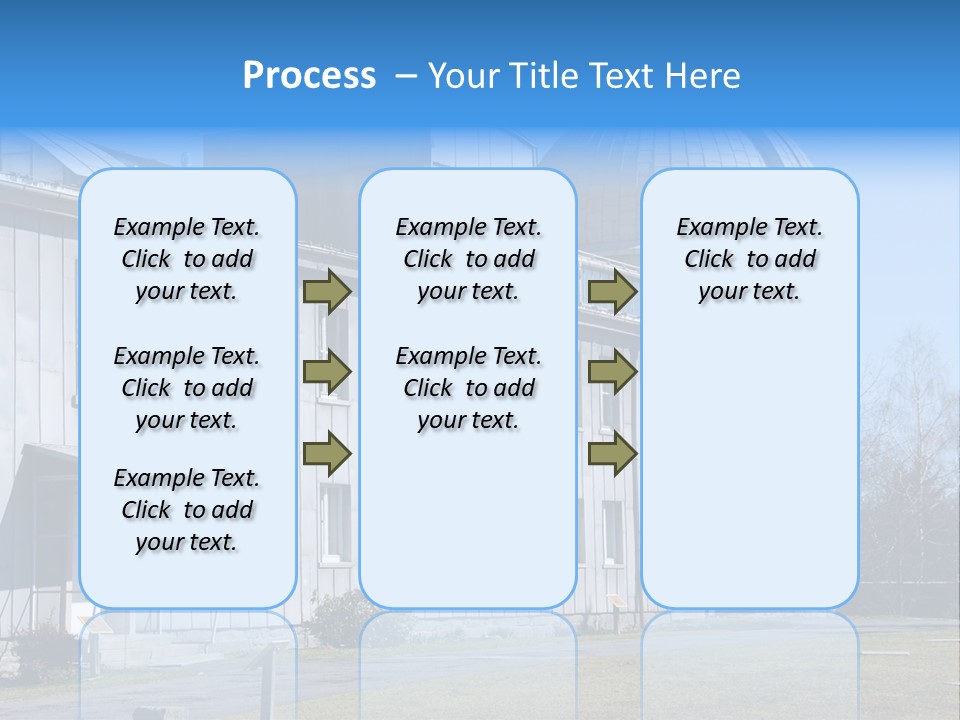 Outdoor Tower Celestial Bodies PowerPoint Template