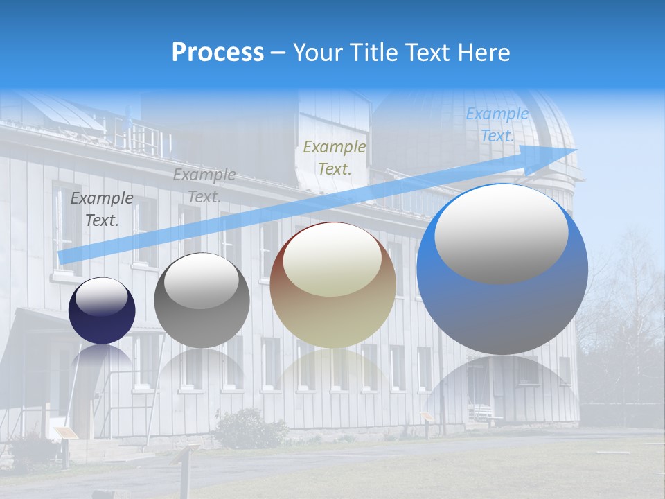 Outdoor Tower Celestial Bodies PowerPoint Template
