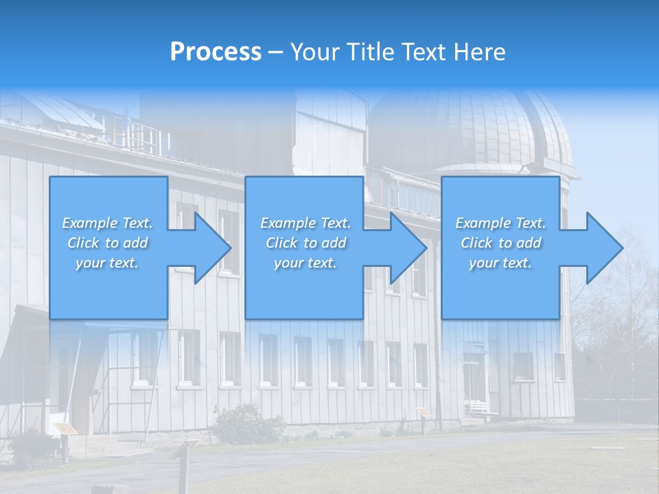Outdoor Tower Celestial Bodies PowerPoint Template