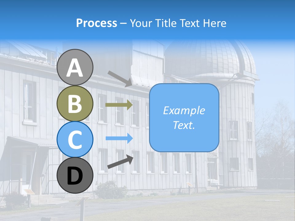 Outdoor Tower Celestial Bodies PowerPoint Template