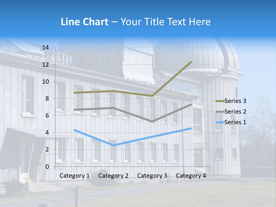 Outdoor Tower Celestial Bodies PowerPoint Template