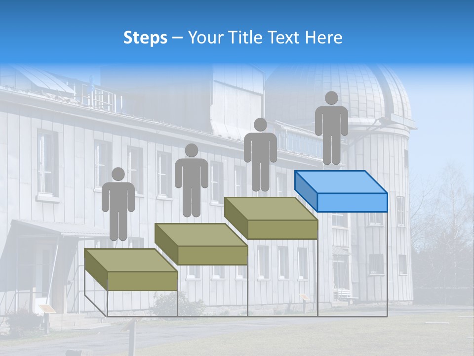 Outdoor Tower Celestial Bodies PowerPoint Template