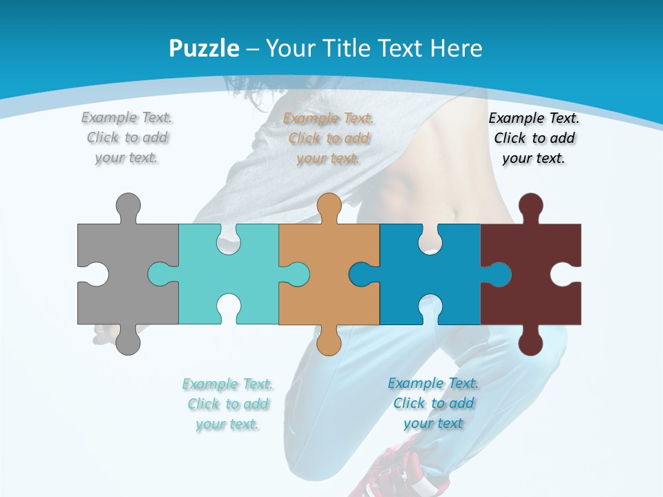 Sensuality Modern Flexibility PowerPoint Template