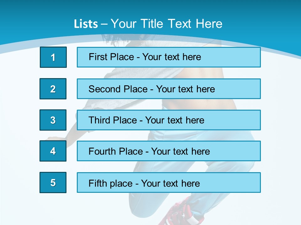 Sensuality Modern Flexibility PowerPoint Template