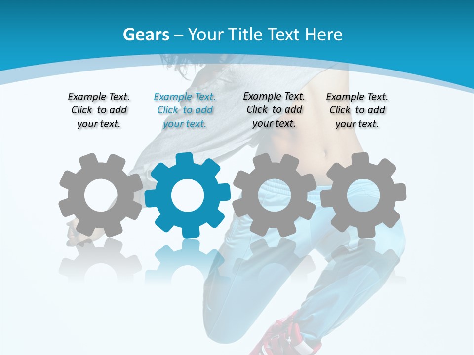 Sensuality Modern Flexibility PowerPoint Template