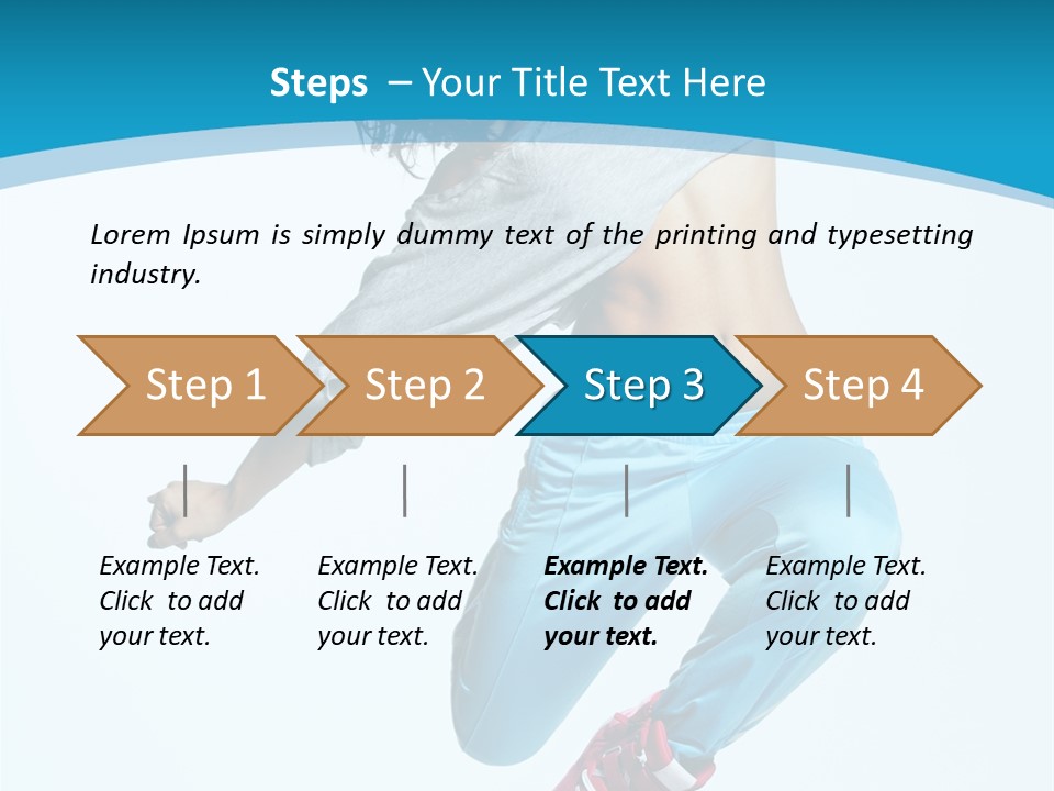 Sensuality Modern Flexibility PowerPoint Template