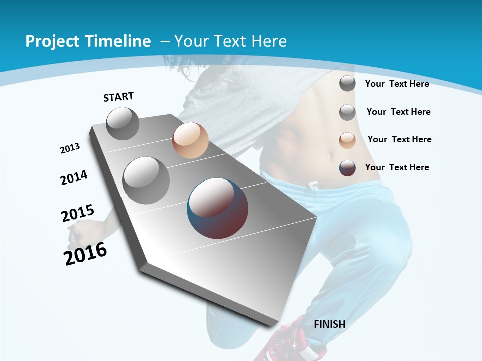 Sensuality Modern Flexibility PowerPoint Template