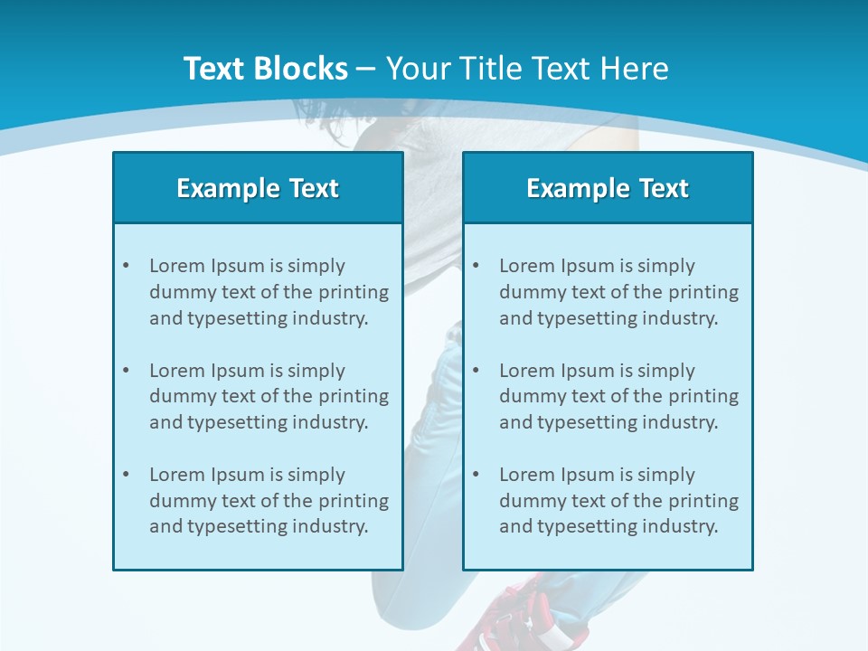 Sensuality Modern Flexibility PowerPoint Template