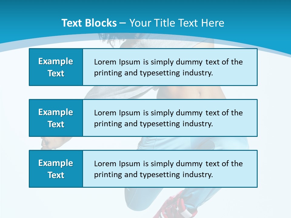 Sensuality Modern Flexibility PowerPoint Template