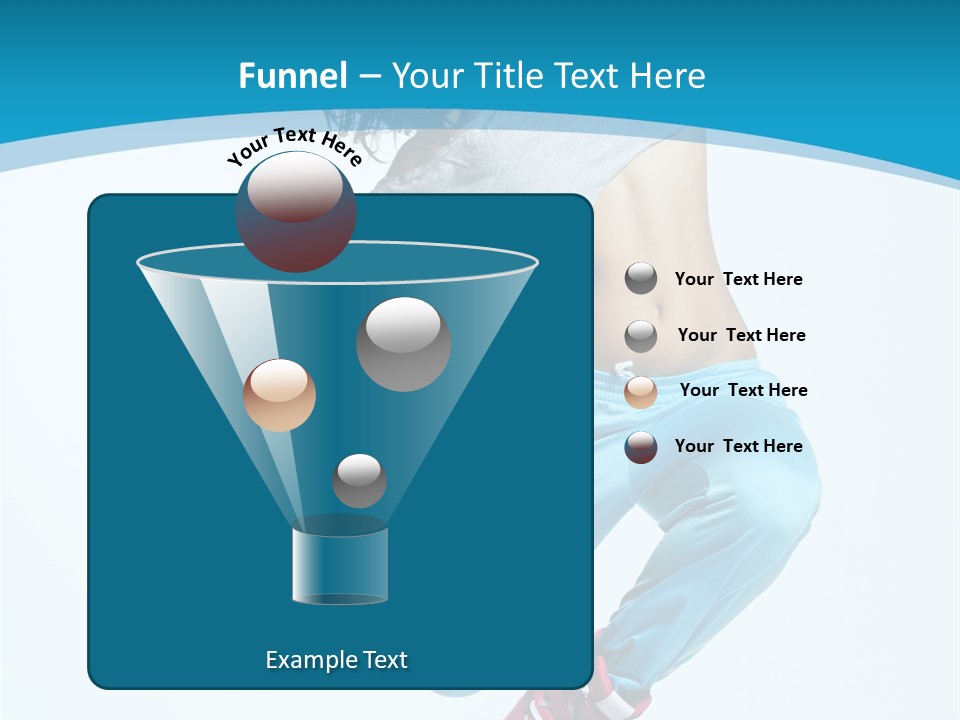 Sensuality Modern Flexibility PowerPoint Template