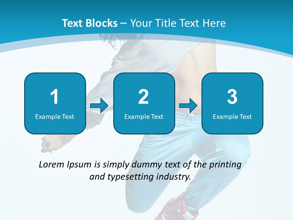 Sensuality Modern Flexibility PowerPoint Template