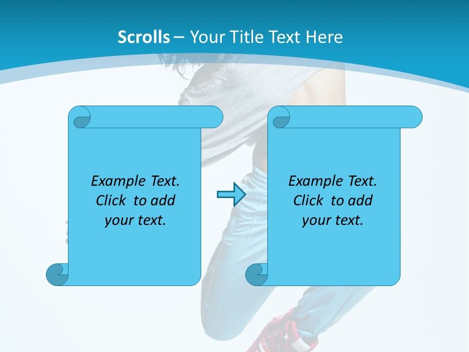 Sensuality Modern Flexibility PowerPoint Template