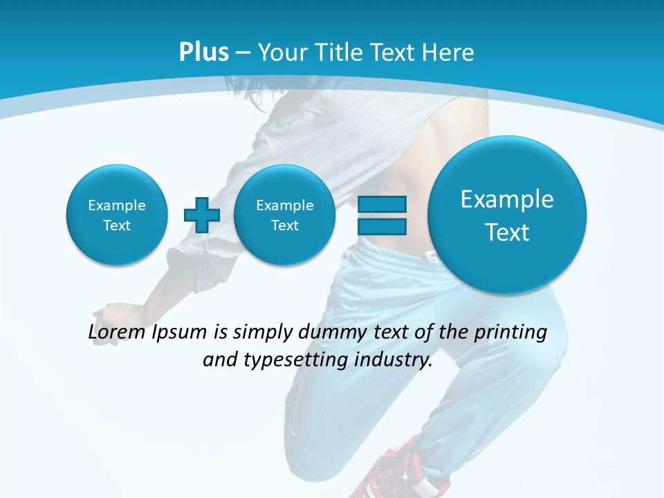 Sensuality Modern Flexibility PowerPoint Template