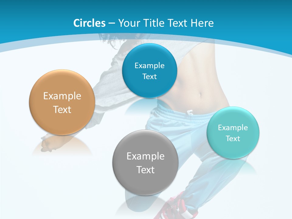 Sensuality Modern Flexibility PowerPoint Template