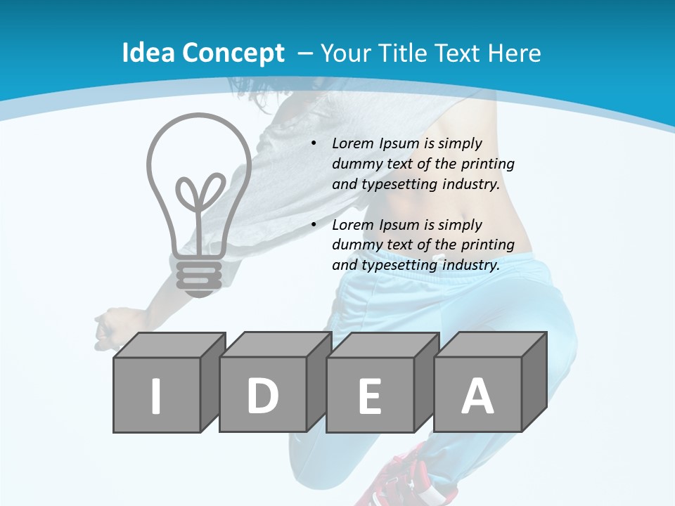 Sensuality Modern Flexibility PowerPoint Template