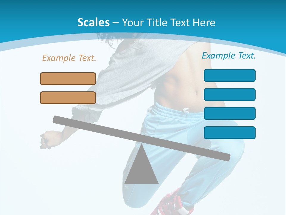 Sensuality Modern Flexibility PowerPoint Template