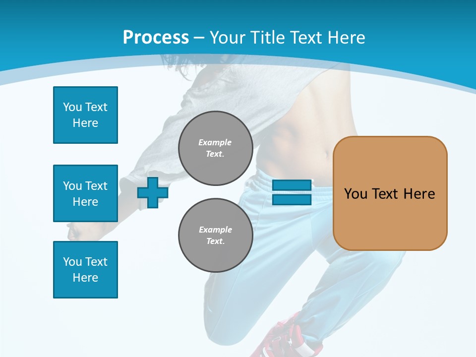 Sensuality Modern Flexibility PowerPoint Template