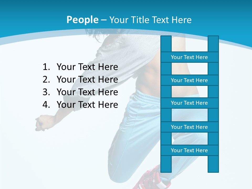 Sensuality Modern Flexibility PowerPoint Template