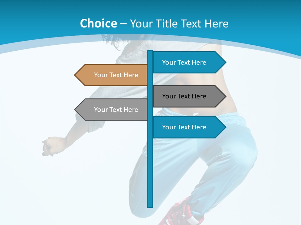 Sensuality Modern Flexibility PowerPoint Template
