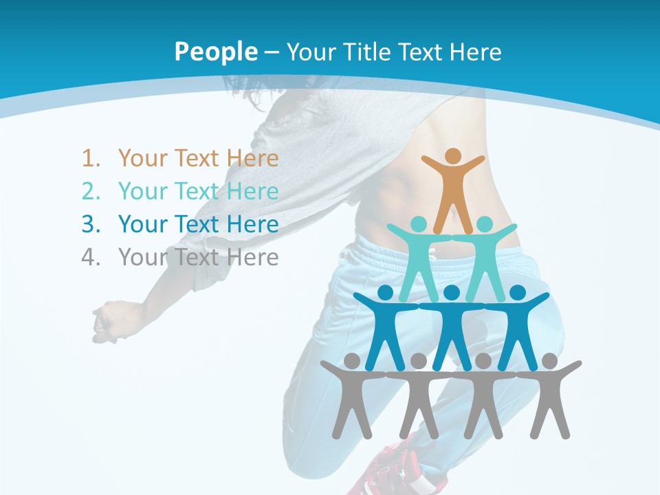 Sensuality Modern Flexibility PowerPoint Template