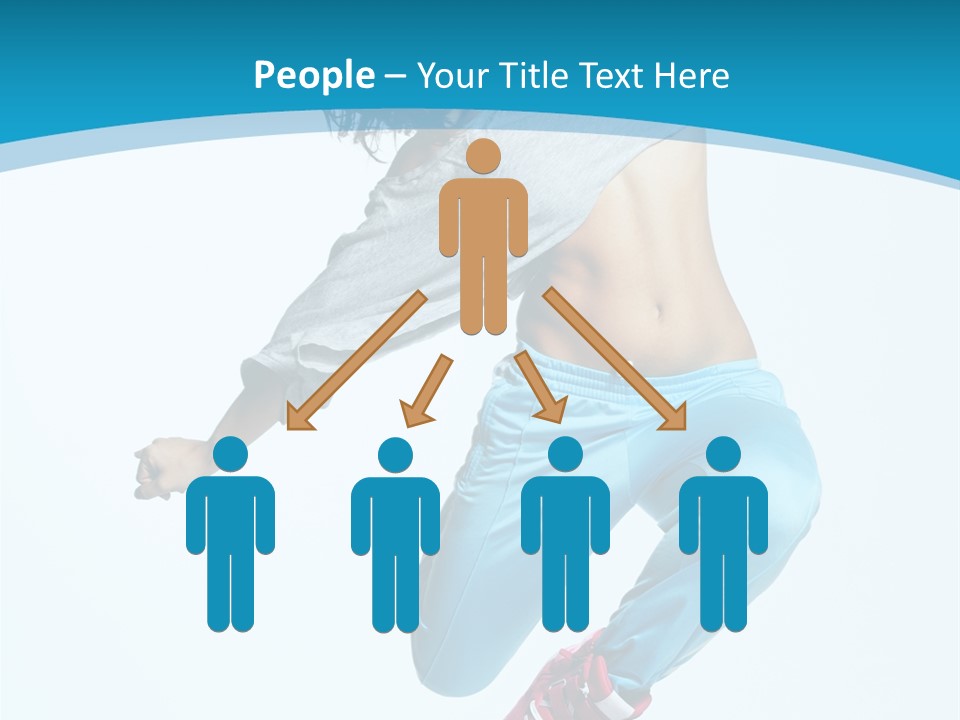 Sensuality Modern Flexibility PowerPoint Template